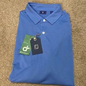 FootJoy Men's Vibrant Blue Polo